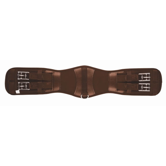 Collegiate Memory Foam Mono Flap Girth, Brown Size: 22 in