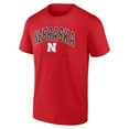 thumbnail image 1 of Collegiate NEBRASKA Men's Primary Color Short Sleeve Cotton Crew Tee Mighty Force Arch, 1 of 1