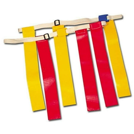 Collegiate Pacific 1149562 Triple Threat Flag Football Belts - Blue Small
