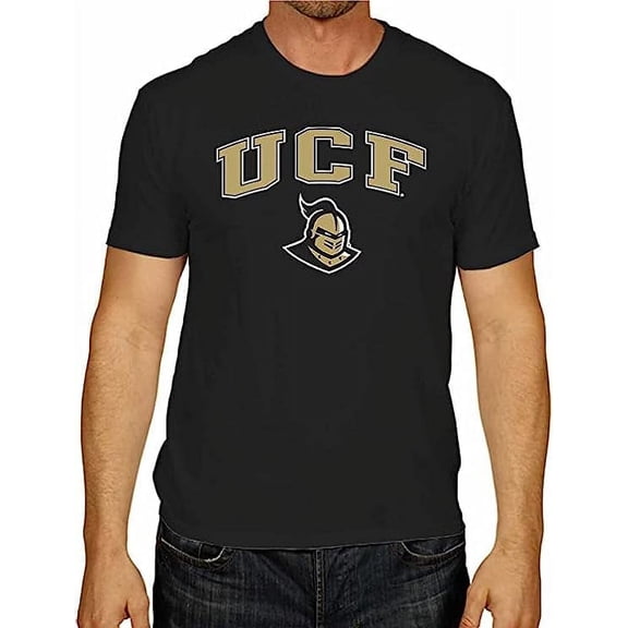 Collegiate Premium Cotton Short-Sleeve T-Shirt - Adult Sizes (as1, alpha, large, regular, regular, UCF Logo)