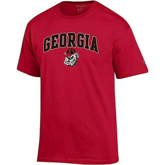 Collegiate Premium Cotton Short-Sleeve T-Shirt - Adult Sizes (as1, alpha, x_large, regular, regular, Georgia Mascot)