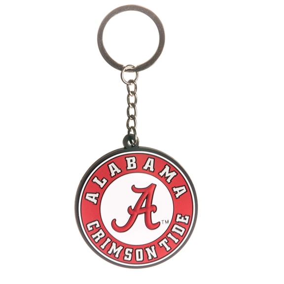 Collegiate Pulse PACK OF 2 ALABAMA CRIMSON TIDE PVC KEYCHAINS