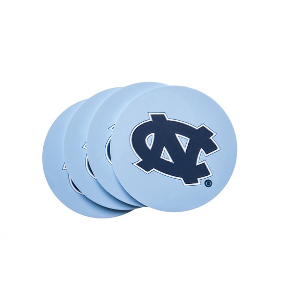 Collegiate Pulse North Carolina Tar Heels 4-Pack PVC Coaster