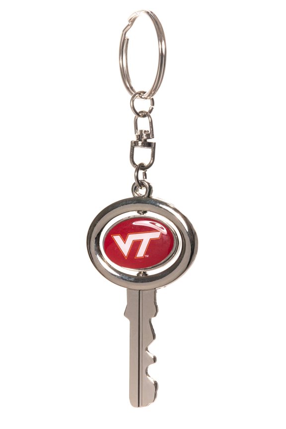Virginia Tech Hokies VT Spinning Keychains, Pack of 2