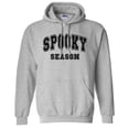 thumbnail image 1 of Collegiate Spooky Season Hoodie Sweatshirt Unisex 2X-Large Grey, 1 of 5