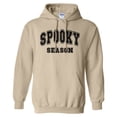 thumbnail image 1 of Collegiate Spooky Season Hoodie Sweatshirt Unisex X-Large Sand, 1 of 5