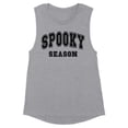 thumbnail image 1 of Collegiate Spooky Season Women's Muscle Tank 2X-Large Heather Grey, 1 of 5