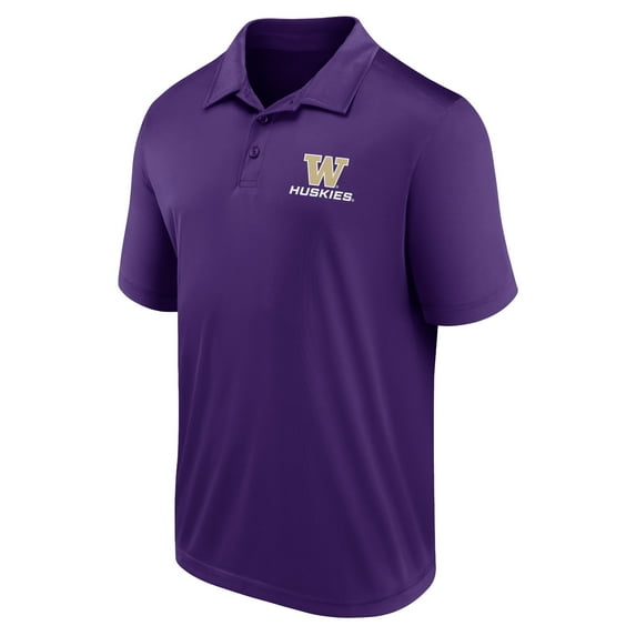Collegiate WASH Mens Primry ColorShort Sleeve Cotton Button Polo Stacked