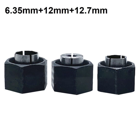 Collet Set Chuck Collet 1 2 12.7mm Chuck 1 4 6.35mm Chuck 12mm Chuck Metal Drill Chuck Set Chuck For DIY Projects