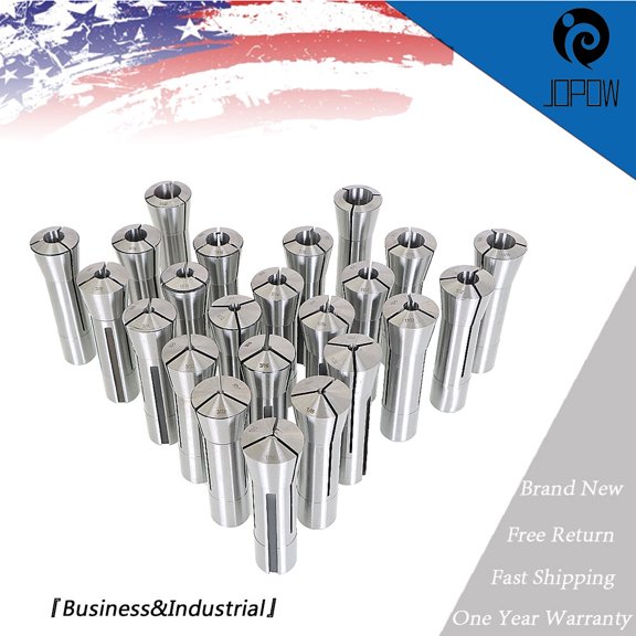 Collet Set Fractional 1/16" To 3/4" High Precision For Bridgeport 23 PCS R8 New