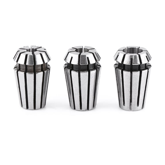 Collet Set, Lathe Holder Tool ER11 CNC Collet 1/8 Inch Elasticity Workholding Engraving Collet, For CNC High Precision