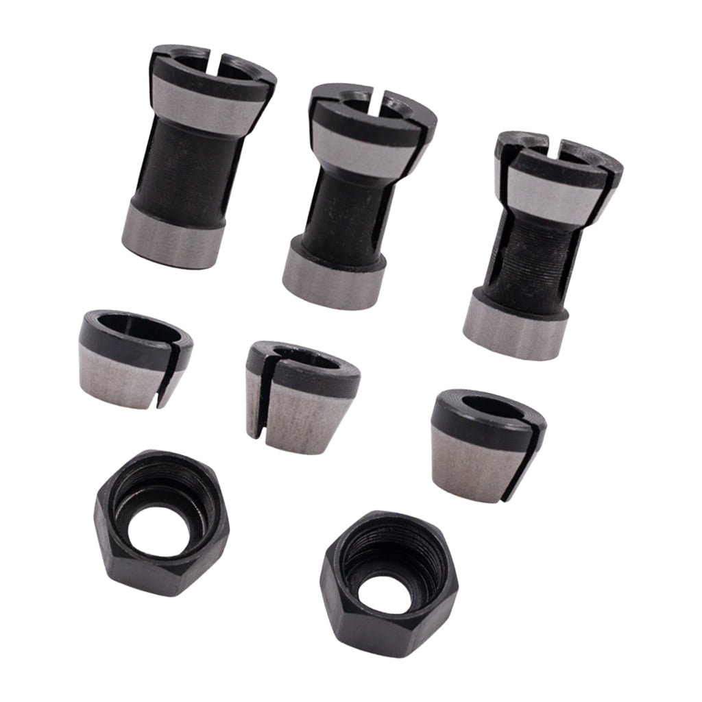 6mm Router Collet Collets 6.35mm 8mm 6mm Collet Chuck Electric Routers Milling Cutter ...