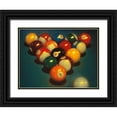 thumbnail image 1 of Colletta, TR 14x12 Black Ornate Wood Framed with Double Matting Museum Art Print Titled - Eight Ball II, 1 of 4