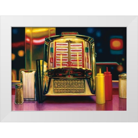 Colletta, TR 32x24 White Modern Wood Framed Museum Art Print Titled - Wall Box II