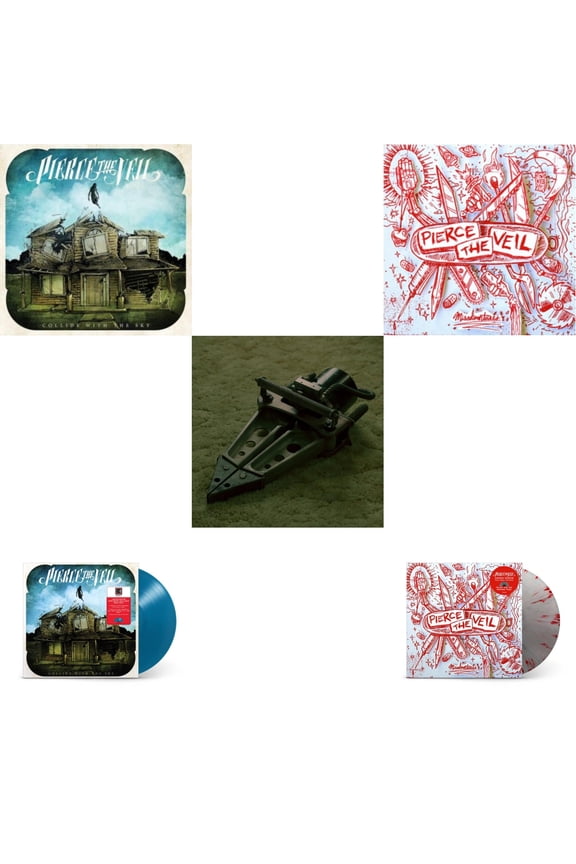 Misadventures & Collide With The Sky & Jaws Of Life & Collide With The Sky (Aqua Color LP Vinyl) & Misadventures (Silver With Red Splatter LP Vinyl)