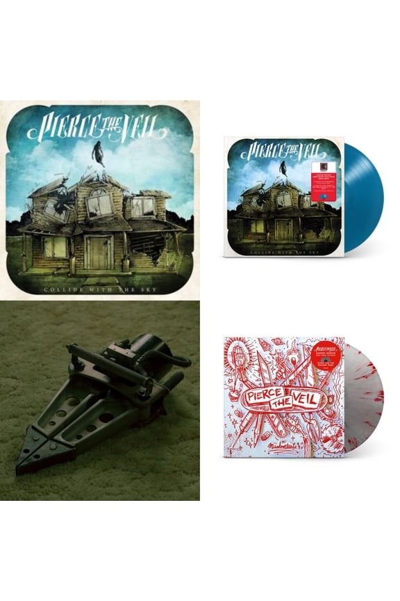 Collide With The Sky & Jaws Of Life & Collide With The Sky (Aqua Color LP Vinyl) & Misadventures (Silver With Red Splatter LP Vinyl)