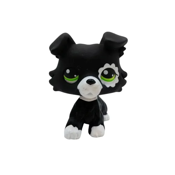 Collie Dog #2249 Mini Pet Shop Custom OOAK Black LPS #1542 New