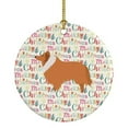 thumbnail image 1 of Collie Dog Merry Christmas Ceramic Ornament 2.8 in x 2.8 in, 1 of 3