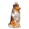 thumbnail image 1 of Collie Dog Polish Mouth Blown Glass Christmas Ornament  Tree Decoration, 1 of 2