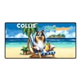 thumbnail image 1 of Collie Hello Summer Beach Theme with Sunglasses and Tropical Cocktail Desk Mat Full Keyboard Mouse Pad Collie Dog Lover Gifts Idea Large Mousepad - 00009, 1 of 5