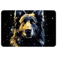 thumbnail image 1 of Collie Non-Slip Polyester Bath Rug, Machine Washable Area Rugs for Bathroom and Chair Rug, 1 of 6