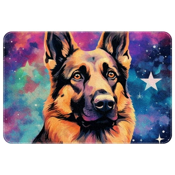 Collie Polyester Outdoor Carpet Game Mat Floor Mats: Non-Slip & Machine Washable