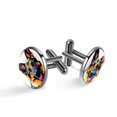 thumbnail image 1 of Collie Stylish Men's Cufflink Set for Formal Attire, Made of Stainless Steel, for Formal Occasions, 1 of 6
