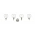 thumbnail image 1 of Collier 4 light Chrome and Clear glass Wall sconce, 1 of 3