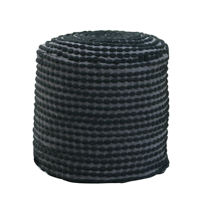 Black outdoor pouf ottoman online