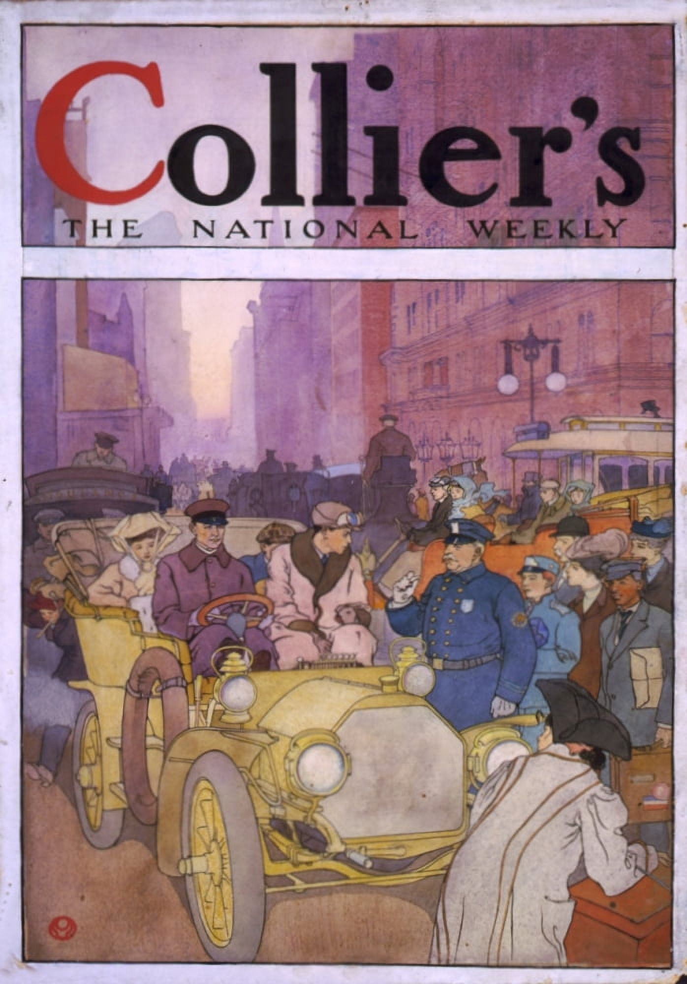 Colliers 1907 Canvas Art - Edward Penfield (18 x 24)