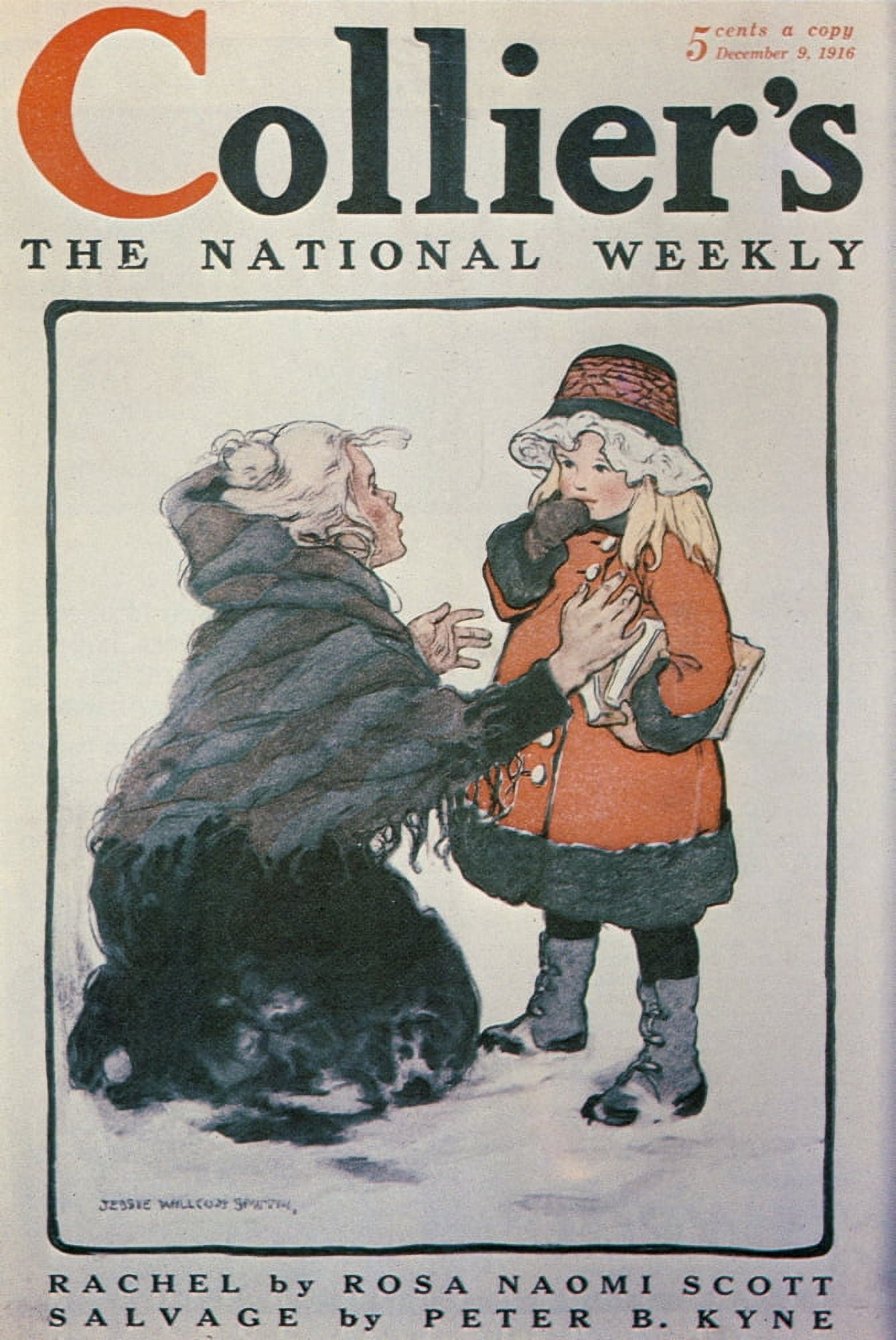 Colliers Magazine 1916 Cover Canvas Art - Jessie Willcox Smith (18 x 24)