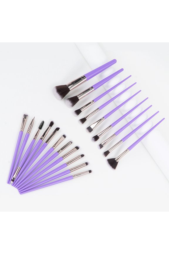 Makeup Brush Set,20 Pcs Makeup Brushes Kit with Soft Bristle, Travel Makeup Brush Set for Foundation, Concealer, Blush, Nose Contour, Contouring and Eyeshadow(Purple)