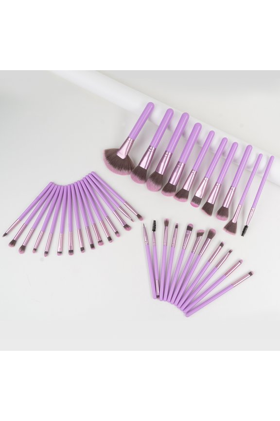 Makeup Brush Set,36 Pcs Makeup Brushes Kit with Soft Bristle, Travel Makeup Brush Set for Foundation, Concealer, Blush, Nose Contour, Contouring and Eyeshadow(Purple)