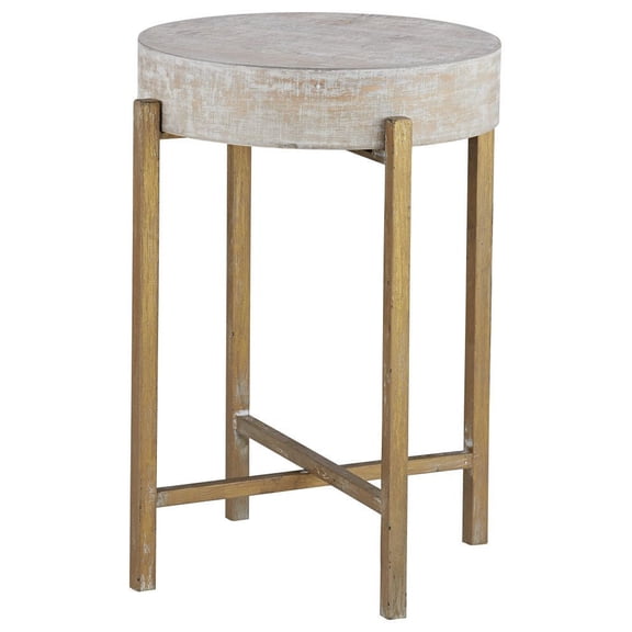 Collin Accent Side Table (White)