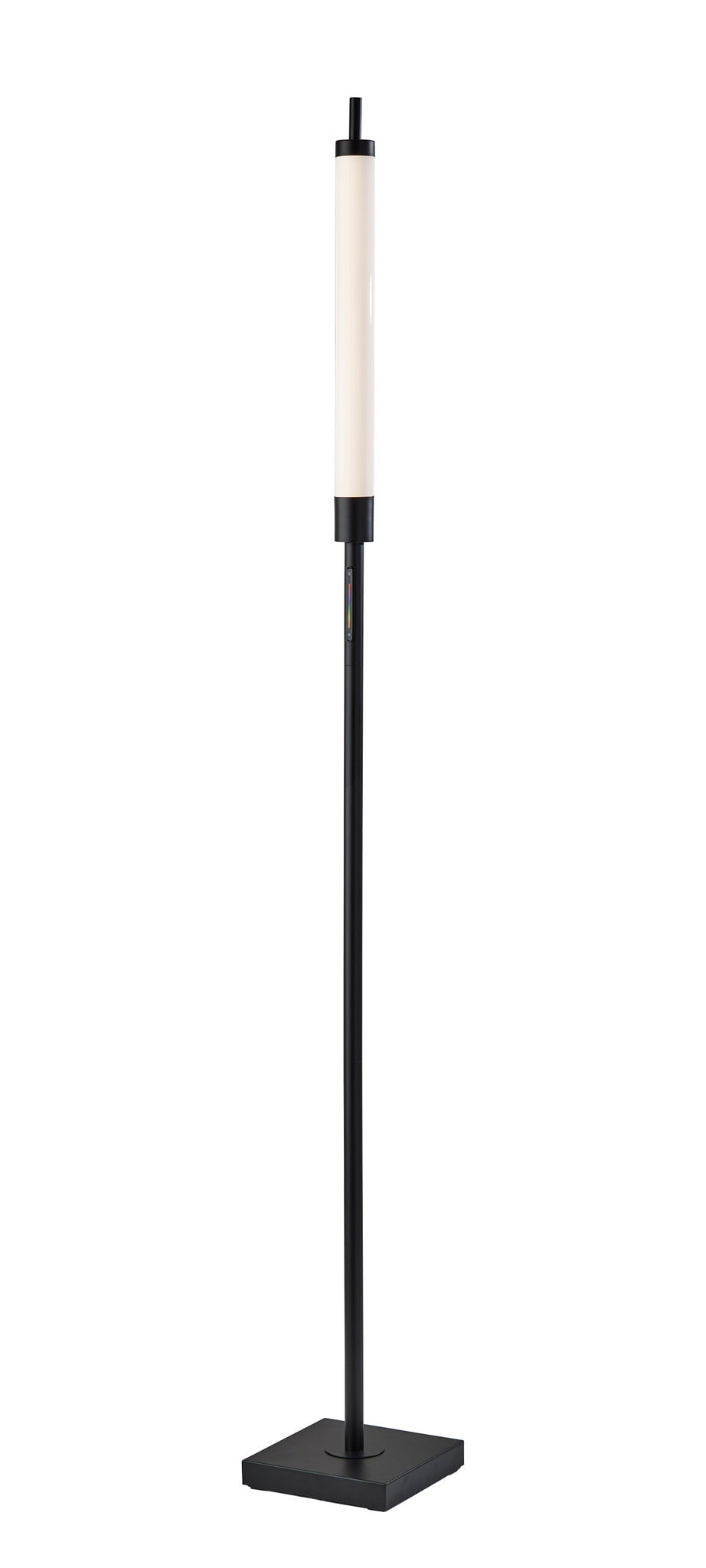 Collin Black LED Color Changing Floor Lamp with Touch Switch