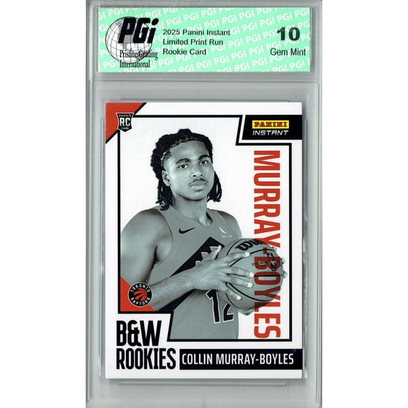 Collin Murray-Boyles 2025 Panini Instant BWR36 Black White 256 Rookie Card PGI10