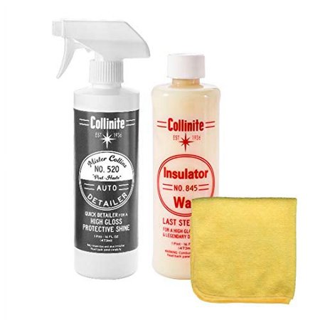 Collinite 520 Quick Detailer and 845 Insulator Wax and Towel Combo