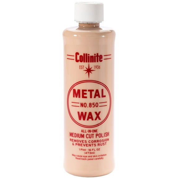Collinite 850 Metal Wax - Medium Cut Polish - 16oz | Bundle of 5