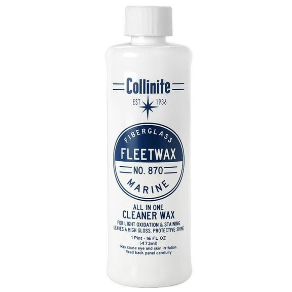 Collinite 870 Marine Fiberglass Fleetwax - 16oz | Bundle of 2