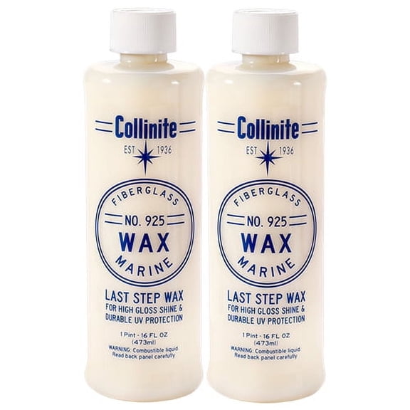 Collinite 925 Fiberglass Boat Wax 16 oz - 2 Pack