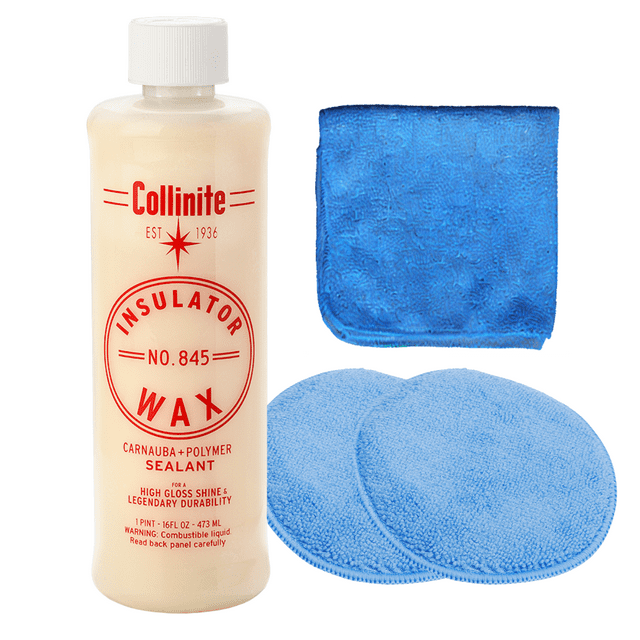Collinite No. 845 Insulator Wax with Microfiber Towel & Applicator