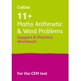 thumbnail image 1 of Collins 11+ - 11+ Maths Arithmetic and Word Problems Support and Practice Workbook : For the Cem 2021 Tests (Paperback), 1 of 1