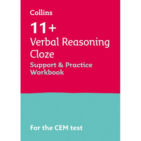 Collins 11+ - 11+ Verbal Reasoning Cloze Support and Practice Workbook: For the Cem 2021 Tests, (Paperback)
