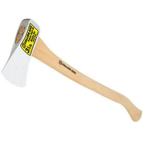Collins 3-1/2 lb. Single Bit Forged Steel Axe 36 in. L Hickory