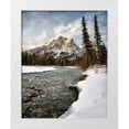 thumbnail image 1 of Collins, Ann 12x14 White Modern Wood Framed Museum Art Print Titled - Canada-Alberta-Kananaskis Country-Mount Kidd and the Kananaskis River, 1 of 4