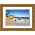 thumbnail image 1 of Collins, Ann 14x11 Gold Ornate Wood Framed with Double Matting Museum Art Print Titled - USA-California-La Jolla Quiet morning at La Jolla Cove, 1 of 4