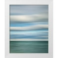 thumbnail image 1 of Collins, Ann 20x24 White Modern Wood Framed Museum Art Print Titled - USA-Michigan-Mackinac Island Abstract blur of Lake Huron from Mission Point, 1 of 4
