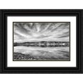 thumbnail image 1 of Collins, Ann 24x17 Black Ornate Wood Framed with Double Matting Museum Art Print Titled - Arizona-Page-Late afternoon at Lake Powells Lone Rock Beach, 1 of 4