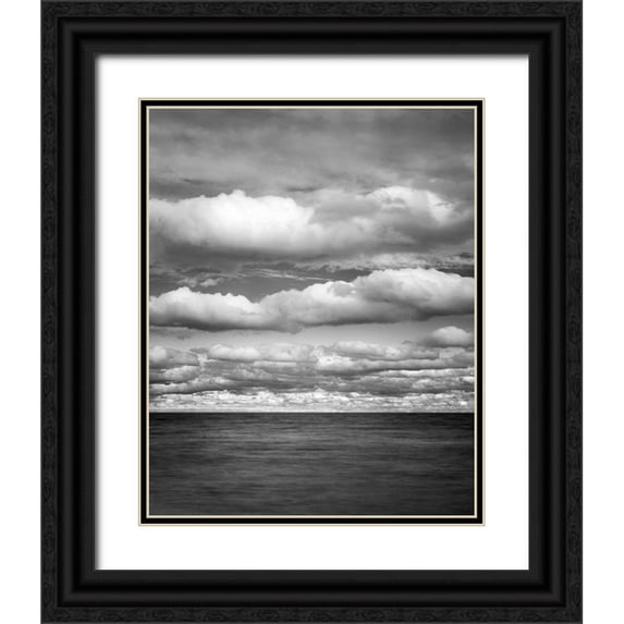 Collins, Ann 26x32 Black Ornate Wood Framed with Double Matting Museum Art Print Titled - USA-Michigan-Mackinac Island Lake Huron