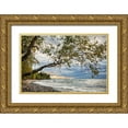 thumbnail image 1 of Collins, Ann 32x23 Gold Ornate Wood Framed with Double Matting Museum Art Print Titled - USA-Michigan Storm clouds over Pictured Rocks National Lakeshore, 1 of 4